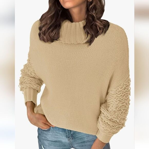 NWT PRETTYGARDEN Fall Turtleneck Sweater Knit Pullover - Picture 5 of 5